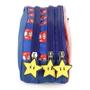 Imagem de Kit Mochila com Rodinhas e Estojo Escolar Triplo Super Mario Azul - Maxlog