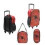 Imagem de Kit Mochila Com Rodinhas E Lancheira + Estojo Spiders Red