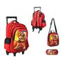 Imagem de Kit Mochila Com Rodinhas E Lancheira + Estojo Und-897 Robots