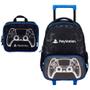 Imagem de Kit Mochila Com Rodinhas E Lancheira Playstation Pacific