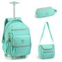 Imagem de Kit Mochila com rodinhas Feminina Seanite MR14635