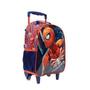 Imagem de Kit Mochila Com Rodinhas Homem AranhaTamanho 16 + Estojo Duplo Original