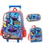 Imagem de Kit Mochila com Rodinhas Super Wings com Lancheira e Estojo 