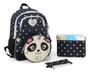 Imagem de Kit Mochila Costas C/ Lancheira Up4you Panda Unicórnio