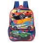 Imagem de Kit Mochila Costas e Estojo Hot Wheels Vermelha Escolar