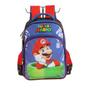 Imagem de Kit Mochila Costas Estojo Box Super Mario 100 Pens Infantil'