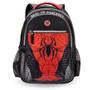 Imagem de Kit Mochila Costas Lancheira Estojo Infantil Escolar Aranha Spider Dark Denlex