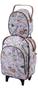 Imagem de Kit Mochila De Carrinho Infantil Bichinho G + Lancheira de Bebê Escolar - Barros Baby Store