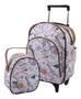 Imagem de Kit Mochila De Carrinho Infantil Bichinho G + Lancheira de Bebê Escolar - Barros Baby Store