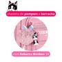 Imagem de Kit Mochila de Carrinho Nylon com Estampa Holográfica + Lancheira + Estojo Rebecca Bonbon Original 2025