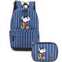 Imagem de Kit Mochila De Costas Estojo Box 100 Pens Escolar Snoopy