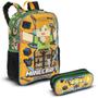 Imagem de Kit Mochila De Costas Estojo Duplo Minecraft Funtage Sestini