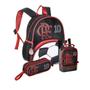 Imagem de Kit Mochila De Costas Flamengo Com Lancheira Estojo - Preto