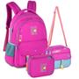Imagem de Kit mochila de costas lancheira estojo Luluca oficial