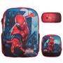 Imagem de Kit Mochila De Costas Menino Homem Aranha Grande Toys 2u