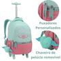 Imagem de Kit Mochila De Rodas e Estojo 360º Com Compartimento Para Notebook