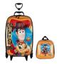 Imagem de Kit Mochila De Rodas E Lancheira Em 3D Toy Story Woody