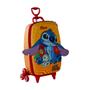 Imagem de Kit Mochila De Rodas Stitch Tropical 3D Lancheira Escolar