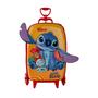 Imagem de Kit Mochila De Rodas Stitch Tropical 3D Lancheira Escolar