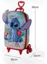 Imagem de Kit mochila de rodinha com lancheira lilo stitch 