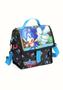 Imagem de Kit Mochila de Rodinha Lancheira e Estojo Sonic MC47015SO