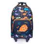 Imagem de Kit Mochila de rodinha + Lancheira + Estojo Spector Dino Infantil Escolar