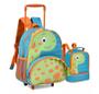 Imagem de Kit Mochila De Rodinha + Lancheira Infantil Clio Pets Escolar Dino