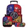 Imagem de Kit Mochila de Rodinha Menino Avengers e Lancheira