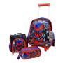 Imagem de Kit Mochila de Rodinhas Com Lancheira e Estojo Speed Web