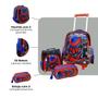 Imagem de Kit Mochila de Rodinhas Com Lancheira e Estojo Speed Web