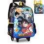 Imagem de Kit Mochila de Rodinhas e Lancheira Clio Style Dragon Ball Z