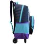 Imagem de Kit Mochila De Rodinhas + Estojo Duplo Wandinha Escolar