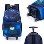 Imagem de Kit Mochila de Rodinhas Guelph Infantil Meninos com Estojo Duplo, Lancheira Térmica Reforçado Mochila Infantil Forte Volta às Aulas