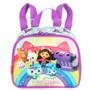 Imagem de Kit Mochila De Rodinhas Lancheira Estojo Gabby Rainbows