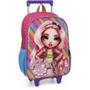 Imagem de Kit Mochila de Rodinhas Lancheira Luxcel Rainbow High Pink