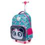 Imagem de Kit Mochila de Rodinhas Lancheira Térmica Estojo Infantil Escolar Feminino