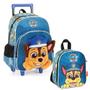 Imagem de Kit Mochila De Rodinhas Lancheira Térmica Paw Patrol Escolar