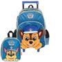 Imagem de Kit Mochila De Rodinhas Lancheira Térmica Paw Patrol Escolar