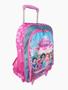 Imagem de Kit mochila de rodinhas mochilete princesas infantil escolar meninas estojo rosa bolsa aula