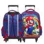 Imagem de Kit Mochila De Rodinhas Super Mario Com Lancheira Térmica