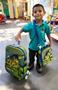 Imagem de Kit Mochila Dinossauro 3d Com Rodinhas Lancheira+Estojo Dino