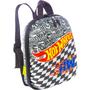 Imagem de Kit mochila diplomata maxtoy 3d hotwheels com lancheira