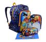 Imagem de Kit Mochila Dragon Ball Z Goku Original Costas Infantil Masculina Lancheira