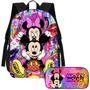 Imagem de Kit Mochila e Estojo Escolar Mickey Volta as Aulas