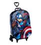 Imagem de Kit Mochila e Lancheira em 3D Capitão America Rígida