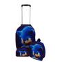 Imagem de Kit mochila escolar com carrinho Sonic