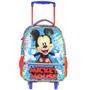 Imagem de Kit Mochila Escolar Com Rodinhas Infantil e Bolsinha Mickey