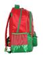 Imagem de Kit Mochila Escolar Costas e Estojo Triplo Turma da Mônica Magali Vermelho - Luxcel