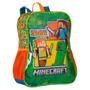 Imagem de Kit Mochila Escolar De Alças E Lancheira Infantil Minecraft Oficial Sestini