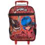 Imagem de Kit Mochila Escolar De Rodas E Estojo Miraculous Ladybug